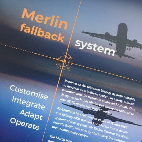 42 SOLUTIONS SUCCESSFULLY COMPLETES SAT OF THE NEW FALLBACK SYSTEM FOR AIR TRAFFIC CONTROL NETHERLANDS